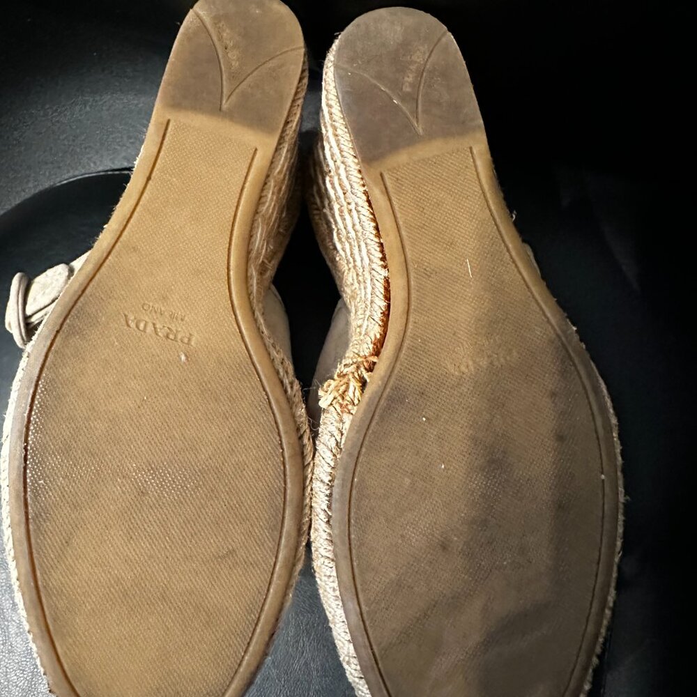Suede Prada Wedges - Picture 12 of 13